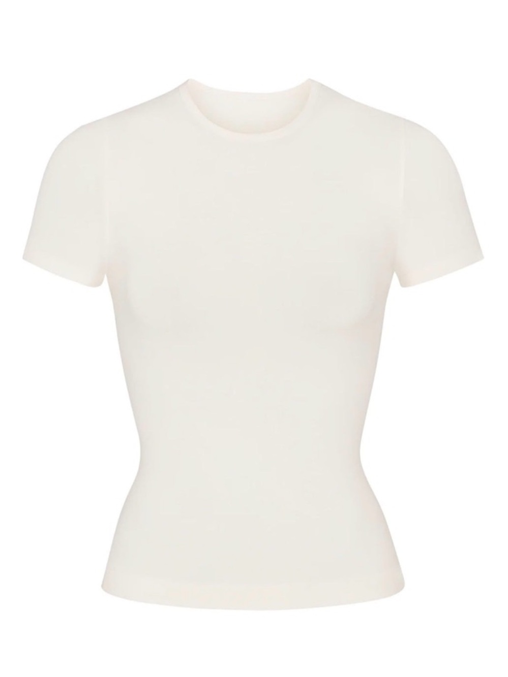 SKIMS White Short Sleeve Crew Tee